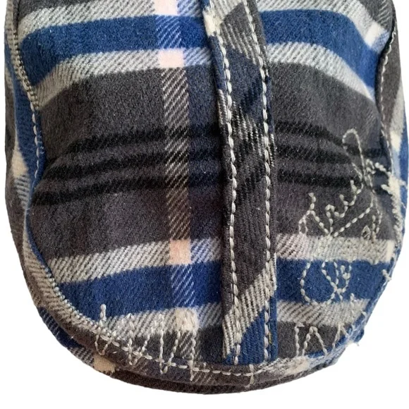 True Religion RARE Vintage Plaid Cap - Picture 3 of 9